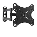 TV Wall Mount Bracket, Flat Screen TV Frame Support 15-Degree Tilt with Slider, Suitable for 14-42 Inch 18KG LCD LED Monitors