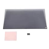 Computer Screen Protector 22 Inch, Blue Light Blocking Film, Filter, Anti Glare Display with Hanging Clips for Office Home Use, PET Reusable Cover