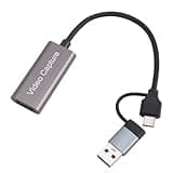 Bewinner 4K Video Card, USB Game Recording Live Streaming with Ultra Low Latency Technology, for PC OBS Twitch