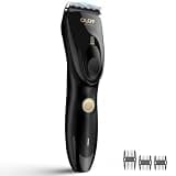 OLOV PROFESSIONAL Hair Clippers for Men, Cordless Hair Clipper Kit, Adjustable 4 Length Setting, 2-Speed Settings, Replaceable Ceramic Blade Heads, Rechargeable Hair Clippers for Family (Black)