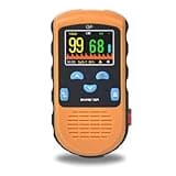 CMI Health Finger Pulse Oximeter for Adult Use – Blood Oxygen Saturation & Pulse Rate Display – Portable Design with Carry Case