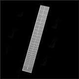 Acrylic Template For 24 Fret Guitar Fretboard Slotting (628/648mm Scale Length) Guitar Tool Kit(648/24F)