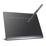 DIGIDRAW TW410 Wireless Drawing Tablet, 6x4 Inch Bluetooth Graphics,16384 Pressure Levels Battery-Free Pen, Paper-Like Texture Digital Sketch Tablet, Online Class Note Taking & Beginner Digital Art