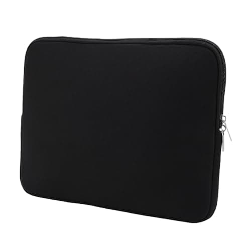 Keenso Tablet Bag, Zip Tablet Carrying Neoprene Foam Water Proof Black for Travel (14 Inch)