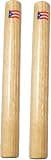 Puerto Rico Wooden Claves with Boricua Flag Design – Hand Percussion Instrument for Salsa, Bomba & Plena – Puerto Rican Music Rhythm Sticks