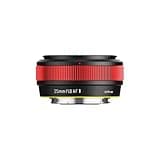 DSLR Camera Lens, 25mm F1.8 AF APS-C Large Aperture Prime Camera Portrait Lenses,Compatible for Sony E Fuji FX30 Nikon Z ZVE-10 A5000 A5100(Orange,Z)