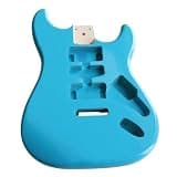 KQFCAZRE Guitar Body with Pre-Carved Cavities Glossy Guitar Body with Neck Pocket Unfinished for Custom Builds