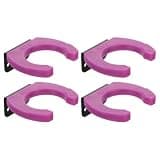 Parliky Microphone Wall Mount Hook Hanger with Sturdy Iron and Rubber Construction, Slot Accommodates Microphone Safely, for Ktv and Meeting Rooms