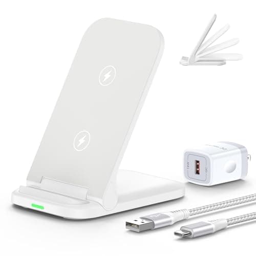 Samsung Wireless Phone Charger for Android Fast Charging Stand for Samsung Galaxy S26 Ultra/S26+/S26/S25/S24/S23/S22/S21,15W Wireless Charger Station Pad for Motorola Moto G Stylus 2026 Razr Ultra
