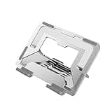VURUPZAKS Phone Tablet Stand Adjustable Non-Slip Hollow Out Desktop Laptop Holder Portable(Silver)