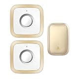 ONMYJFD Smart Calling Bell Home Doorbell with US EU UK Plug 60 Songs 110DB 150M Waterproof Remote