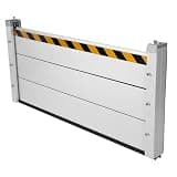 Aluminum Flood Barrier Reusable Flood Protection Panel Shield Heavy Duty Flooding Protect Baffle Temporary Flood Control System for Garage Door & Home Entry