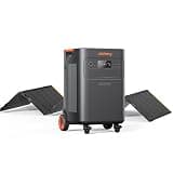 Jackery Solar Generator 5000 Plus with 500W(85Wx6) Solar Panels, 5040Wh LiFePO4 Battery Power Station, 120V/240V 7200W AC Output, Portable Generator for Home Battery Backup, Power Outages