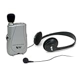 Williams Sound Pocketalker Ultra Hearing Amplifier | Easy-to-Use Hearing Amplifier for Seniors | Amplified Sound Assistive Listening Device with Headphones for Elderly | Hearing Assist Earbuds