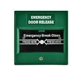 Emergency Break Glass Button 5-Color Series, Fire Alarm Exit Release Switch & Access Control Panic Box for Safety Door, Warning, Anti-Theft, SOS Emergency Call (Red/Green/White/Yellow/Blue)