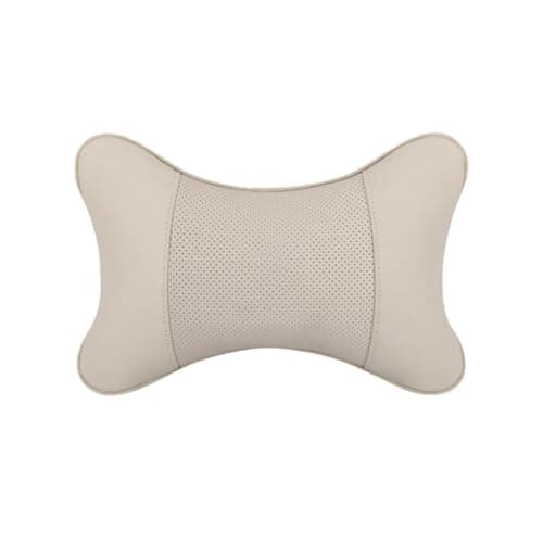 LWNFH Car Headrest Pillow for Odyssey 2000-2010, Car Neck Pillow Softness Headrest Cushion for Neck Pain Pressure Relief,Beige