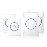 ONMYJFD Smart Waterproof Doorbell Battery 300M Remote 2 Button Receiver US EU UK Plug Home Call Bell