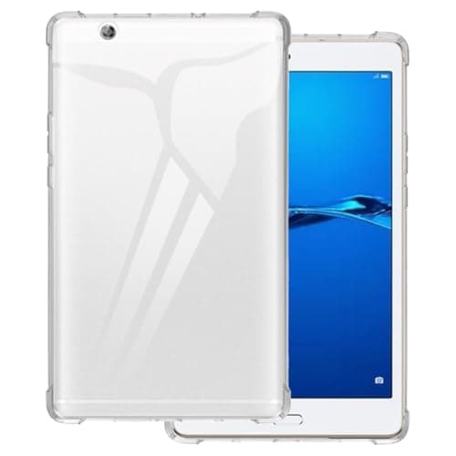 OAGELIM Case Compatible with Huawei MediaPad M3 8.4 Wi-Fi only 2016, Lightweight Soft TPU, Anti-Scratch Ultra Slim Protective Tablet Cover, Shockproof Shell Impact Resistant(Clear)