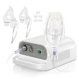 Nebulizer Machine for Adults & Kids with Mouthpiece and Mask, Desktop Compressor & Jet for Home Use-LUE-CNB69025-0709-QQ3031