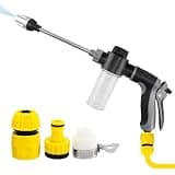 High Pressure Garden Hose – Nozzle Portable Auto Cleaner, Modern, Adjustable Spray Patterns, Automotive Multifunctional Washer Cleaning Home | Cleaning Home Garden Detailing Outdoor