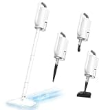 6 in1 Rotated Steam Mop ,Detachable Steam Cleaner Laminate Floor
