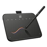 XPPen Deco 640 Drawing Tablet with 16384 Pressure Levels Sensitivity Battery-Free Stylus 6*4 Inch OSU Drawing Pad Graphic Tablet for Digital Drawing Teaching Designing Editing Work for PC Mac Android