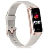 Fitness Tracker with 24/7 Heart Rate Blood Pressure Blood Oxygen Sleep Monitor, 1.10'' AMOLED Touch Screen Smart Watches, Activity Trackers Health Calories Pedometer for Women Men