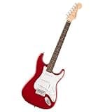 Fender Squier Debut Series Stratocaster Electric Guitar, Beginner Guitar, with 2-Year Warranty, Includes Free Lessons, Dakota Red with Matte Finish