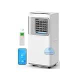 Portable Air Conditioners 16000 BTU for Large Rooms up to 750 Sq.Ft, 5 in 1 Smart AC Unit with WiFi App & Remote, Drainage-Free Dehumidifier, Sleep Mode, Window Kit Included