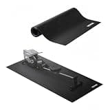 VEVOR Treadmill Mat for Carpet Floor, 23.62" x 51.18" x 0.16" Exercise Equipment Mat for Elliptical and Walking Pad, High Density PVC Floor Protector, Waterproof and Non-slip for Home Gym
