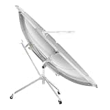 1500W Solar Cooker 59in Portable Parabolic Stove, 800-1000°C Adjustable Temp, 3 Wheels