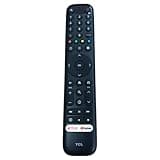 OEM Replacement Google Remote Control fits for All TCL Google TV LED QLED 4K UHD Smart TV with 2 Shortcut Buttons Netflix and Prime Video Buttons - RC716 (No Voice Command Control Function)