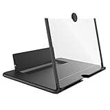 CHICIRIS 14 Inch Cell Phone Screen Amplifier, 3-4 Times Magnification Foldable Portable Eye Protection Screen Magnifier with Blue Light Reduction Technology and Phone Holder, for Movie