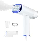 Portable Travel Clothes Steamer Handheld - 1000W Foldable Steamer for Clothes with Strong Steam & 120ML Capacity, 20S Fast Heat-Up, Easily Make Clothes Soft & Smooth