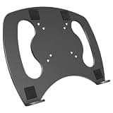 PQSIBBG Laptop Tray, Notebook Holder for Monitor Arm/Mount, Mount Tray Fits Up to 15.6" Laptop, 100x100mm, Black Holder Arm