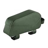 Bicycle Top Tube Bag With Mounted & Straps MTB Road Bike Waterproof Front Frame Structured(Dark Grey)
