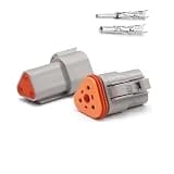 DT Waterproof Connector 2 Position Male Female 2P/3P/4P/6P/8P/12P Automobile Electrical(3P)