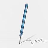 Titanium Magnetic EMR Stylus for E-Ink Devices, Retractable Magnetic Digital Pen with Precision Fine Tip, Lightweight Writing Pen Compatible with Remarkable 2, Kindle Scribe, BOOX, Supernote,Blue
