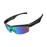 Bluetooth Audio Smart Glasses for Cycling Running Driving | Polarized Sports Sunglasses with Open-Ear Speakers, Hands-Free Calls, Voice Assistant, UV Protection, IPX5 Waterproof for Hiking Fishing
