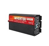 3000W 4000W 5000W Inverter 12V 24V 48V 60V 72V to 220V 110V Pure Sine Wave Inverter Voltage Converter Power Inverter(72V_220V 50HZ_Universal)