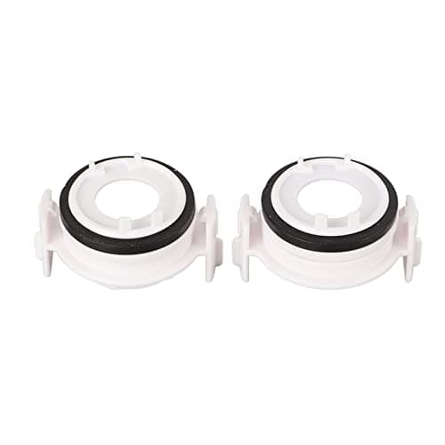 2 Pcs Bulb Adapter for LED Headlight Conversion Accessory - 9 to 32V 100W Plastic Headlight Retaining Clip with IP68 Protection Level - Holder and Retainer