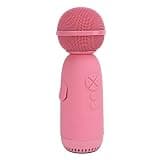 RiToEasysports Bluetooth Microphone, Portable Wireless Karaoke Mic Speaker with 5 Voice Change Modes for Children Home Party Entertainment Gift (Roseate)
