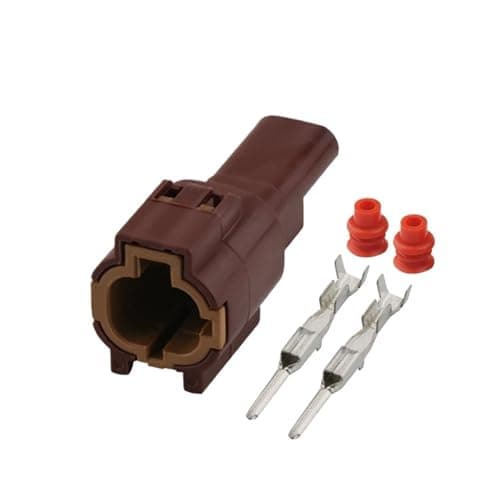 AICNRUT 2 Set Automotive Connector DJ7022CA-1.5-11/21 Compatible Car Wiper Spray Kettle Sensor Connector 7222 (7123) -8521-80 2Pin AICNRUT(COLORLESS -2Sets)