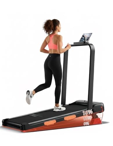 3-in-1 Foldable Treadmill, 300-pound Capacity, 15% Incline, Ideal for Home and Office Use, 2.5 HP Under-Counter Treadmill