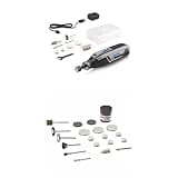 Dremel Lite 7760 4V Li-Ion Cordless Rotary Tool, Variable Speed, Multi-Purpose, Black, Modern, Compact, 10 Accessories, 20-Piece Cleaning & Polishing Kit, Reusable Storage Case