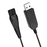 Electric Shaver Power Charger Portable 15V 1m Shaver USB Charging Cable ,Compatible for Philips, Series 3000 5000 6000 7000 9000 MG5950 7750