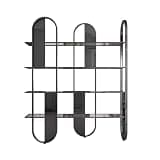 DRTGHYD Book Shelf Storage Rack Simple and Stylish Metal Multi-Layer Storage Bookshelf Suitable for Living Room, Study and Office Bookshelf Bookcase