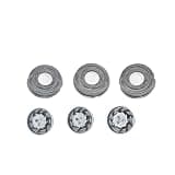 Shaver Replacement Head Mens Rotary Electric Razor Blade for FS366 367 368 389 Beard Shaving Razor Heads(3 Heads)