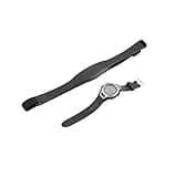 Heart Rate Monitor Chest Strap with Watch, Black, Fitness Training Set