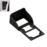 Doorbell Rain Cover Compatible with Ring Doorbell 4,Outdoor Doorbell Rain and Snow Cover,Sunshade,Anti-Glare,Rear Mounting Design,Black,1 Piece